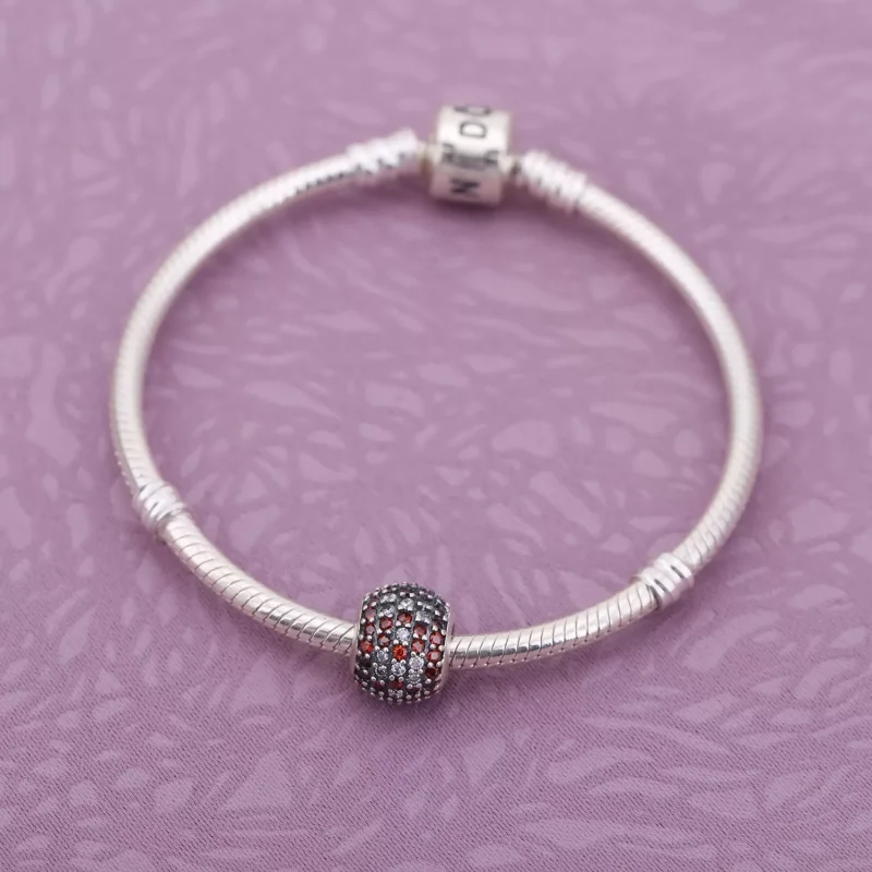 (bild till) Pandora Berlock Glittrande Blomning - 791129Cz - View 2