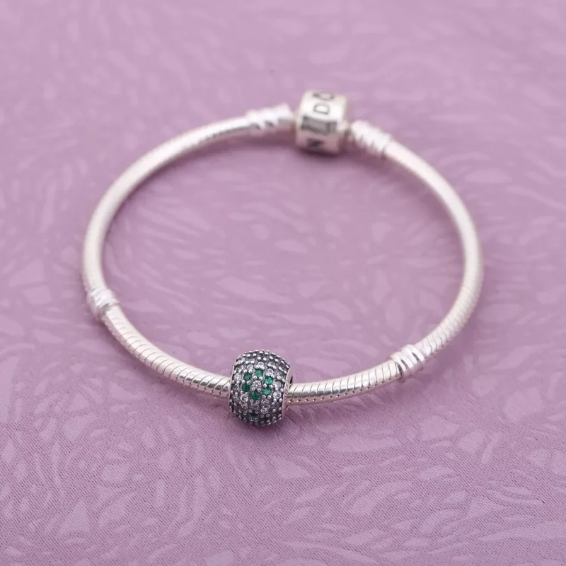 (bild till) Pandora Berlock Glittrande Blomning - 791129Cz - View 3