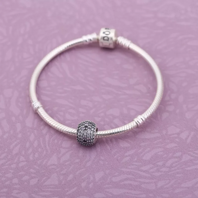 (bild till) Pandora Berlock Glittrande Blomning - 791129Cz - View 5