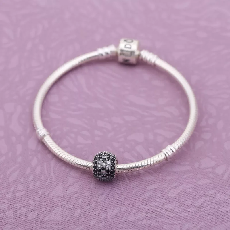 (bild till) Pandora Berlock Glittrande Blomning - 791129Cz - View 6