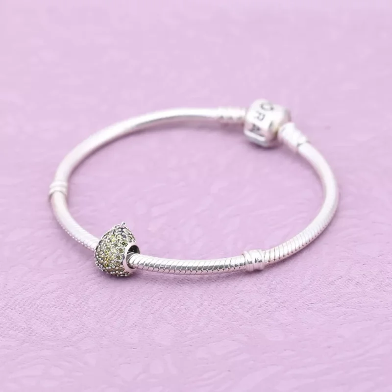 (bild till) Pandora Berlock Grön Pavé -Päron - 791486Nlg - View 4