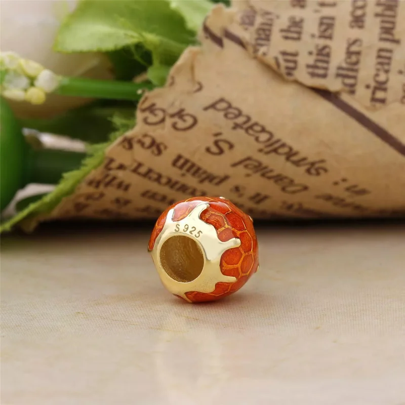 (bild till) Pandora Berlock Gyllene Honung 14 Karats Guldpläterad - 767120En158 - View 4