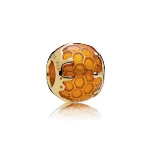 (bild till) Pandora Berlock Gyllene Honung 14 Karats Guldpläterad - 767120En158