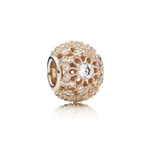 (bild till) Pandora Berlock Inre Strålning Openwork 14 Karat Roséguld - 781370Cz