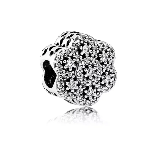 (bild till) Pandora Berlock Kristalliserat Blommigt - 791998Cz