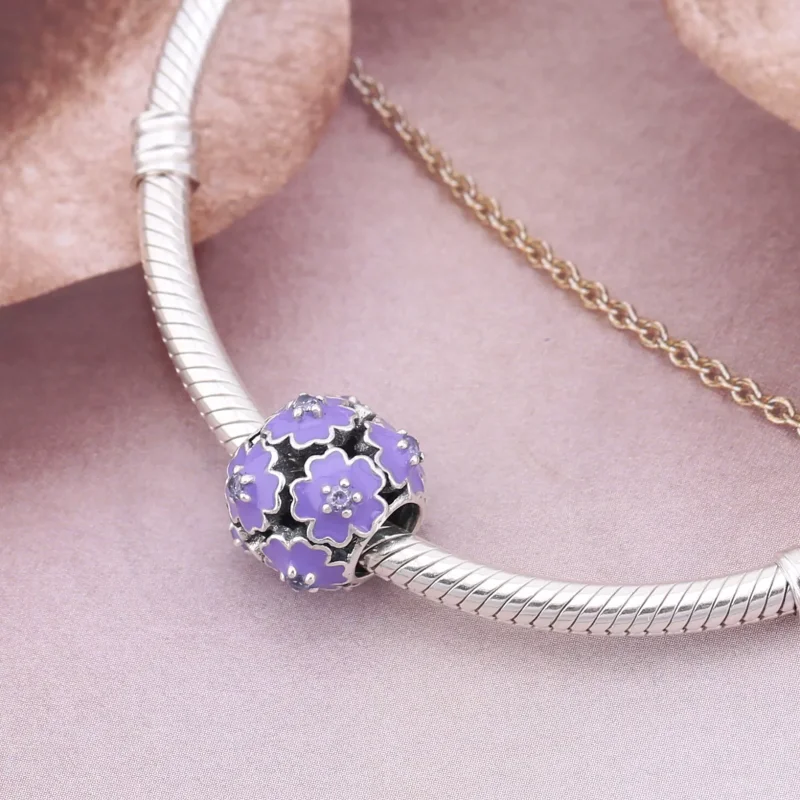 (bild till) Pandora Berlock Lila Blomma - Pd0021-1K - View 4