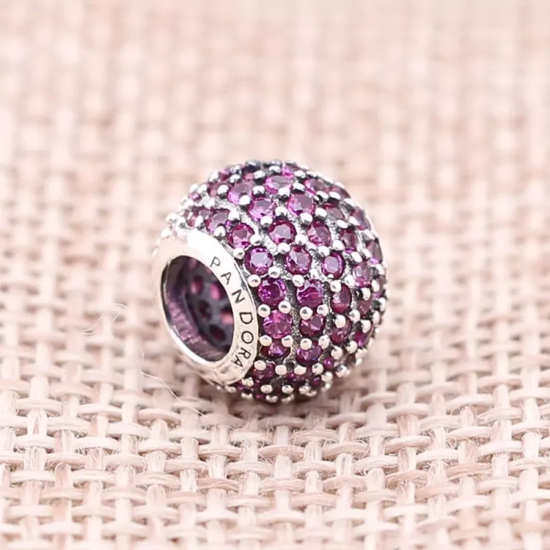 (bild till) Pandora Berlock Lila Pavé -Boll - 791051Cfp - View 2