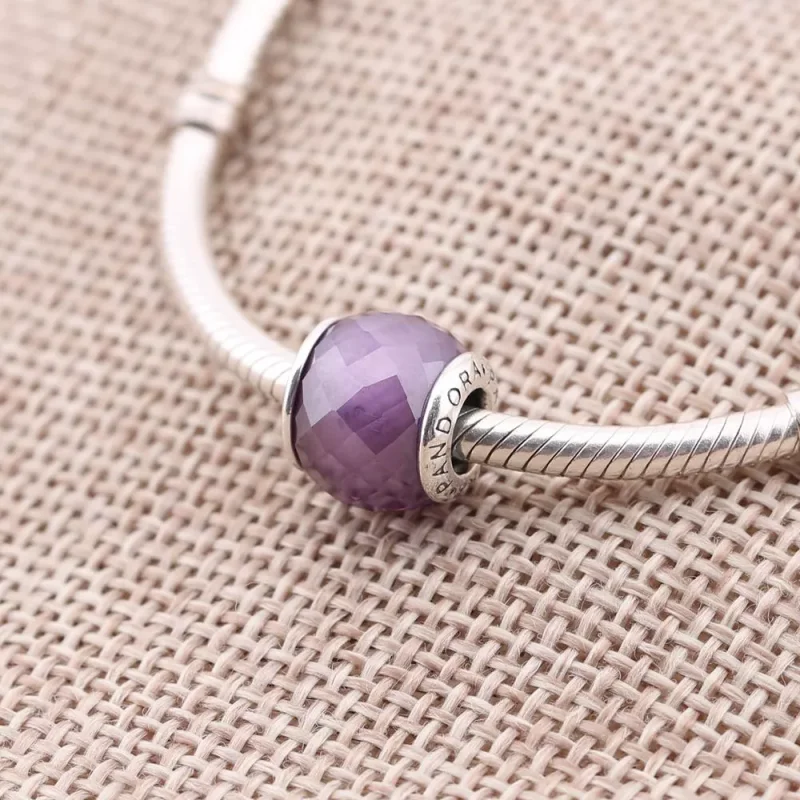 (bild till) Pandora Berlock Lila Petite Facetter - 791499Acz - View 2