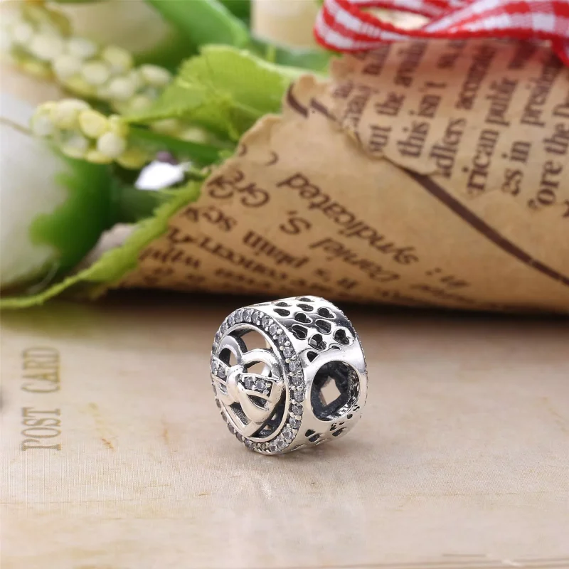 (bild till) Pandora Berlock Älskande Slipsar - 792146Cz - View 3