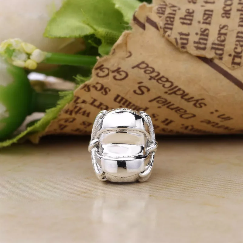 (bild till) Pandora Berlock Lysande Hjärta Rosett - 797303 - View 4
