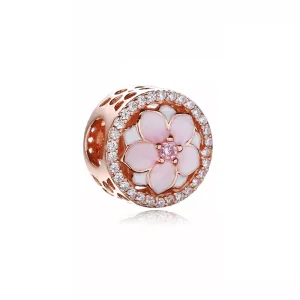 (bild till) Pandora Berlock Magnolia Blommar 14 Karat Roséguld - 792085Pcza