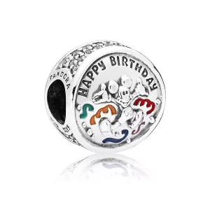 (bild till) Pandora Berlock Mickey Mouse Grattis På Födelsedagen - 7501057371912P