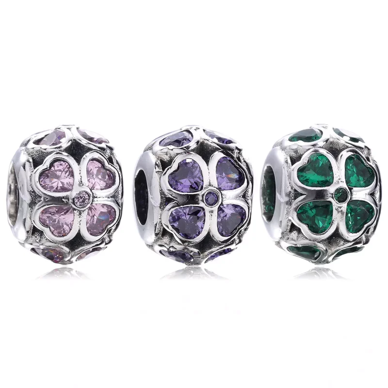 (bild till) Pandora Berlock Mörkgrön Klöver - 791496Czn - View 5