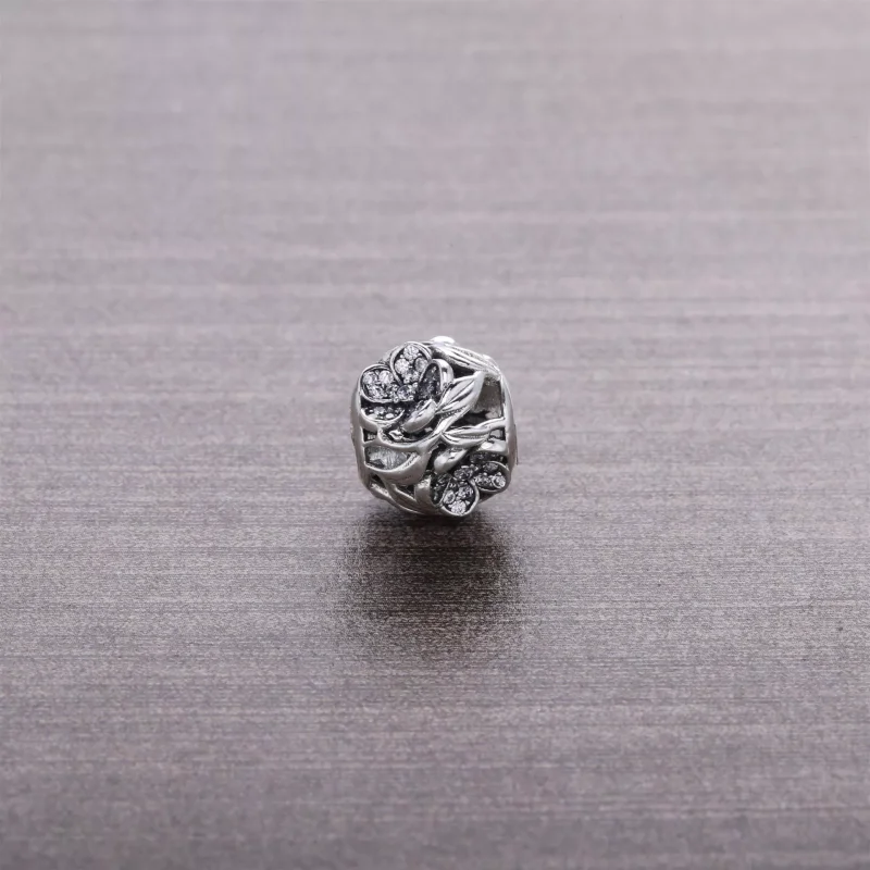 (bild till) Pandora Berlock Openwork Pavéblomma - 791419Cz - View 4