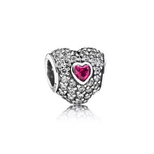 (bild till) Pandora Berlock Pavé Hjärta - 791168Sru
