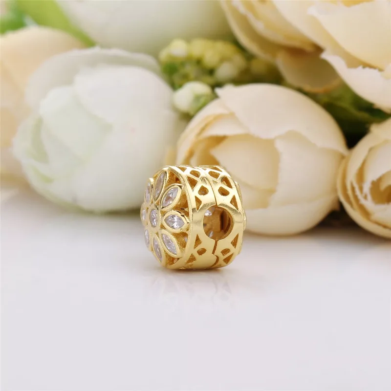(bild till) Pandora Berlock Rik Blomma - 757639Cz - View 3