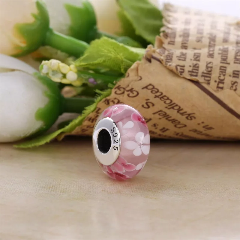 (bild till) Pandora Berlock Rosa Blomma - 791652A - View 2