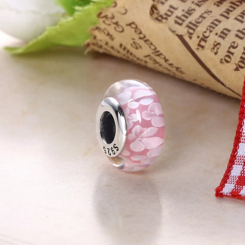 (bild till) Pandora Berlock Rosa Blomma - 791653A - View 2