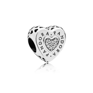 (bild till) Pandora Berlock Signaturhjärta - 797375Cz