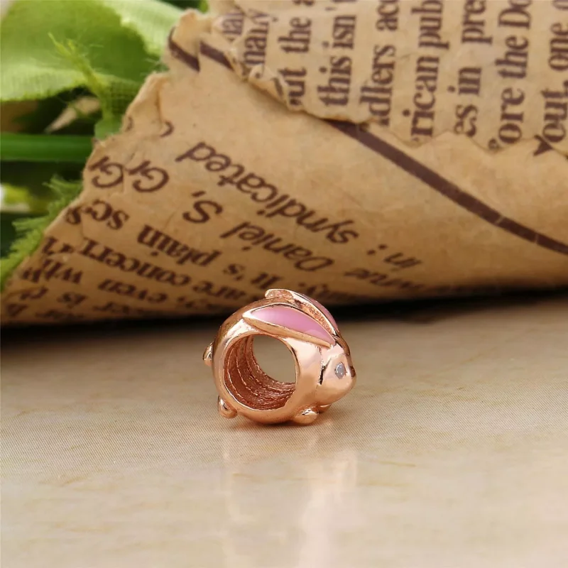(bild till) Pandora Berlock Söt Kanin 14 Karat Roséguld - 787061En160 - View 3