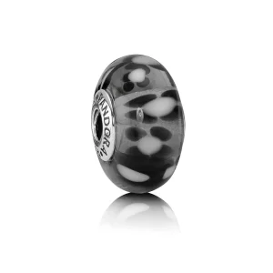 (bild till) Pandora Berlock Svart Blomma Murano - 790752