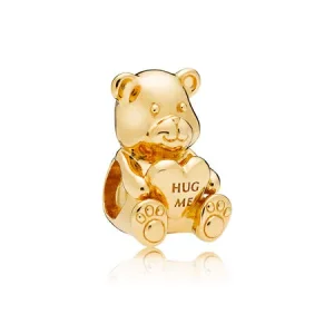 (bild till) Pandora Berlock Theodore Bear 14 Karats Guldpläterad - 767236
