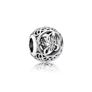 (bild till) Pandora Berlock Vintage J - 791854Cz