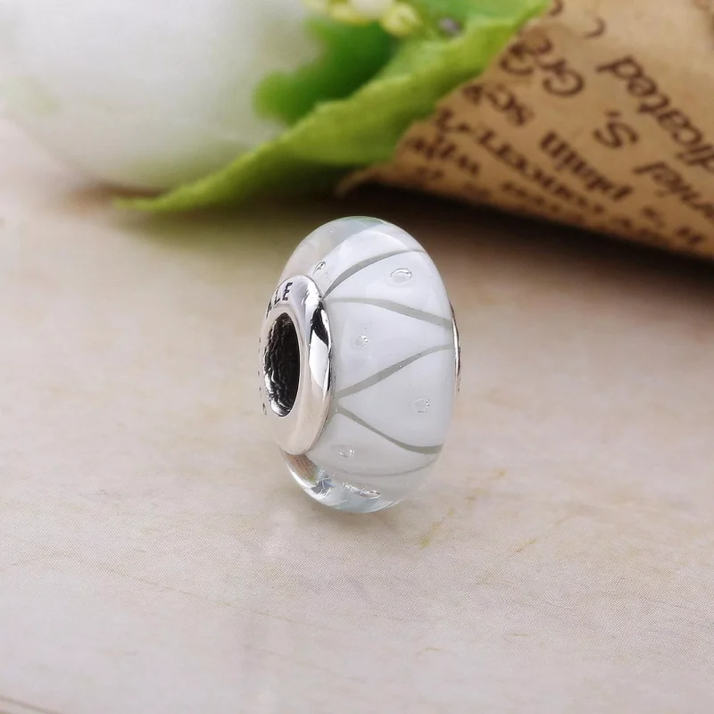 (bild till) Pandora Berlock Vitt Glas - 790921 - View 2