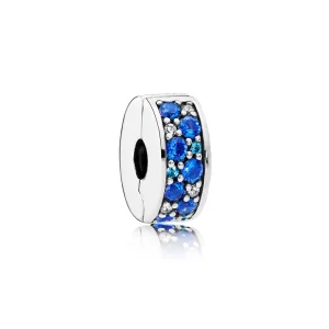 (bild till) PANDORA Blue Mosaic Shining Elegance Mellanled 791817NSBMX
