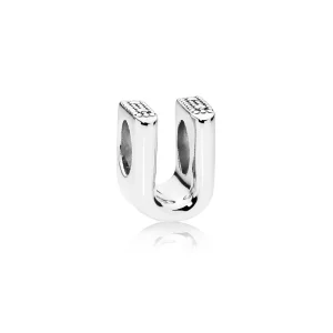 (bild till) PANDORA Bokstaven U Berlock 797475