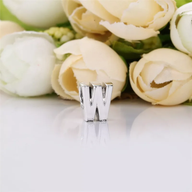 (bild till) PANDORA Bokstaven W Berlock 797477 - View 2