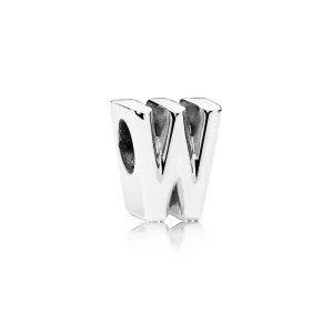 (bild till) PANDORA Bokstaven W Berlock 797477