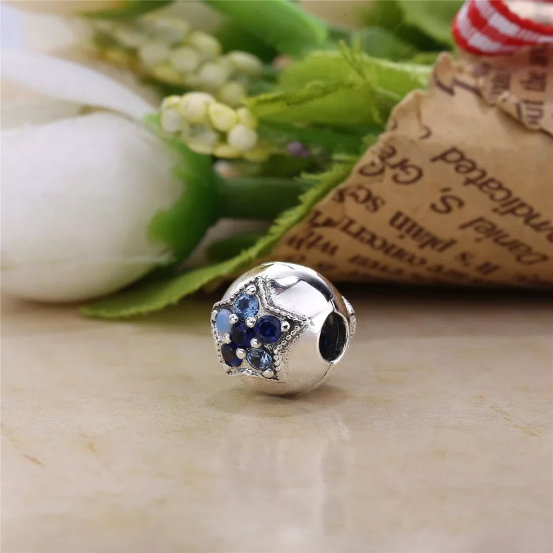 (bild till) PANDORA Bright Star Klämstopp 796380NSBMX - View 3