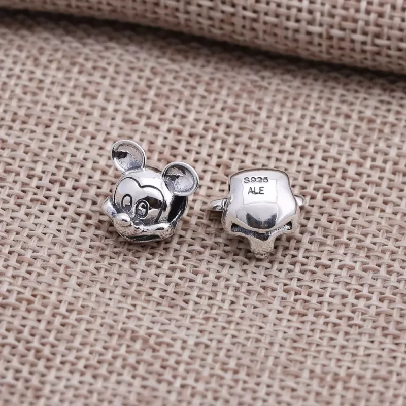 (bild till) PANDORA Disney Mickey silver charm Berlock 791586 - View 3