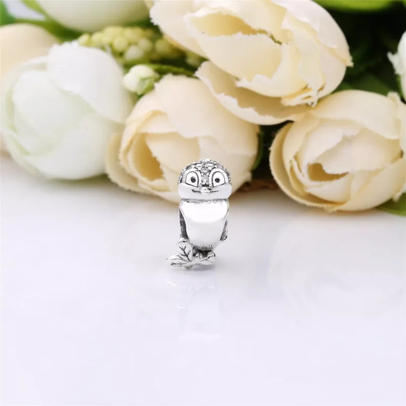 (bild till) PANDORA Disney Snow White's Bird Pavé Charm Berlock 797166CZ - View 2