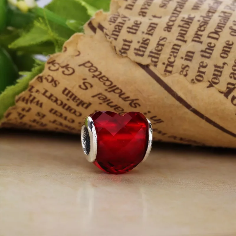 (bild till) PANDORA Fuchsia Pink Heart Berlock 796563NFR - View 3