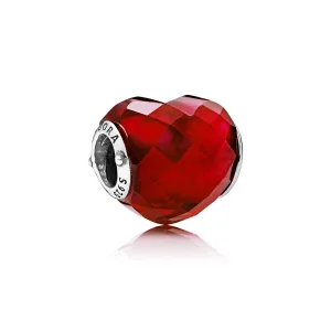 (bild till) PANDORA Fuchsia Pink Heart Berlock 796563NFR