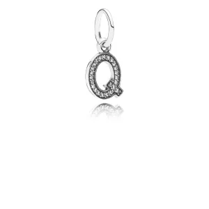 (bild till) Pandora Hängberlock Bokstaven Q - 791329Cz