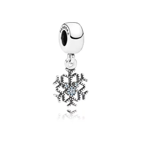 (bild till) Pandora Hängberlock Disney, Mickeys Gnistrande Snöflinga - 791467Cfl