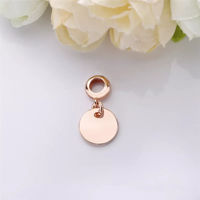 (bild till) Pandora Hängberlock Familjerötter 14 Karat Roséguld - 787646 - View 3