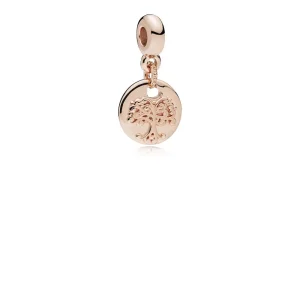 (bild till) Pandora Hängberlock Familjerötter 14 Karat Roséguld - 787646