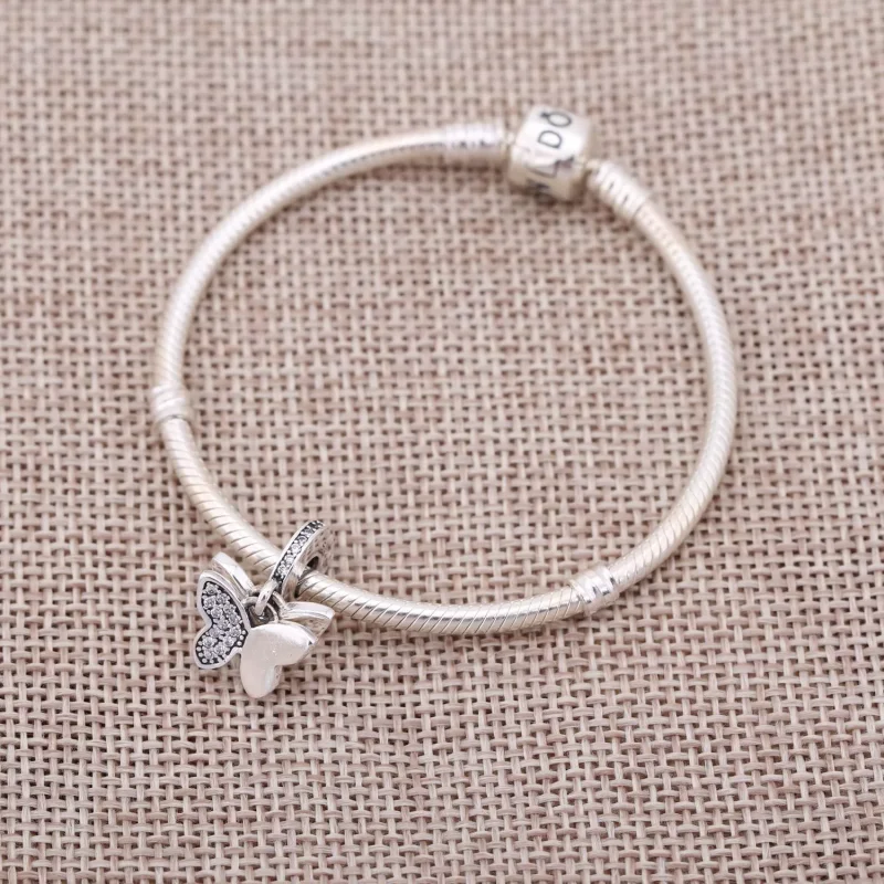(bild till) Pandora Hängberlock Fladdrande Fjärilar - 791844Cz - View 2