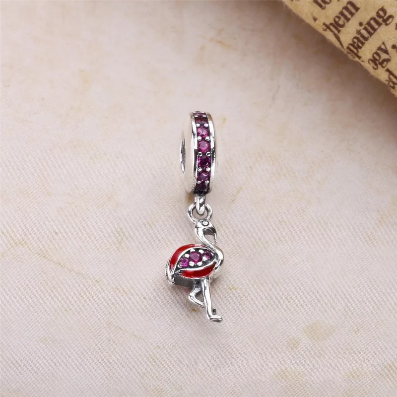 (bild till) Pandora Hängberlock Flamingo - 791294Czs - View 2
