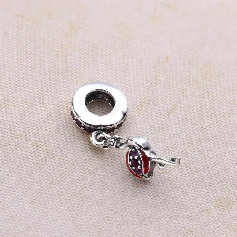 (bild till) Pandora Hängberlock Flamingo - 791294Czs - View 3