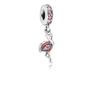 Pandora Hängberlock Flamingo - 791294Czs (bild till) Pandora Hängberlock Flamingo - 791294Czs