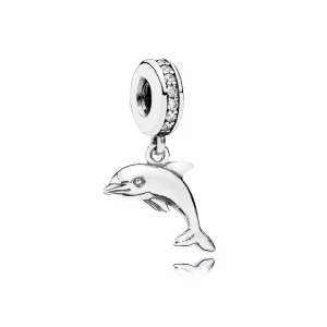 (bild till) Pandora Hängberlock Lekfull Delfin - 791541Cz