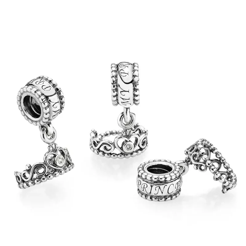 (bild till) Pandora Hängberlock Min Prinsessa Tiara - 791117Cz - View 2