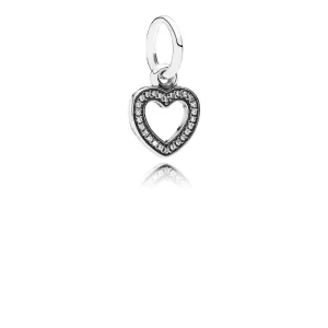 (bild till) Pandora Hängberlock Mousserande Hjärta - 791304Cz