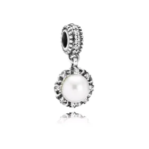 (bild till) Pandora Hängberlock Mousserande Pärla - 791385P