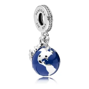 (bild till) Pandora Hängberlock Musse Pigg Globe - 7501057371914P